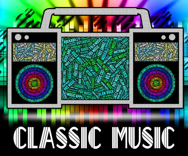 Classic Music Shows Authoritative Finest And Excellent - Photo, Image