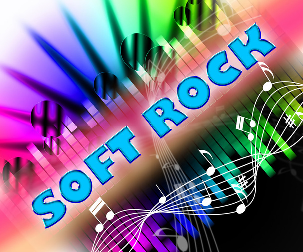 Soft Rock Shows Sound Track And Light - Φωτογραφία, εικόνα