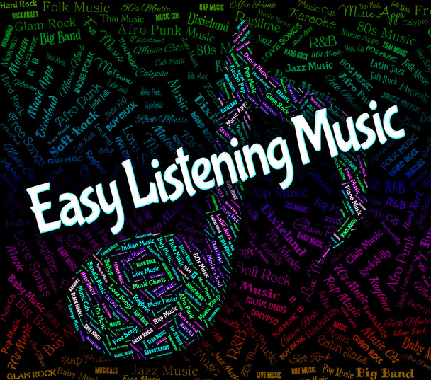 Easy Listening Music Shows Big Band And Audio - Zdjęcie, obraz