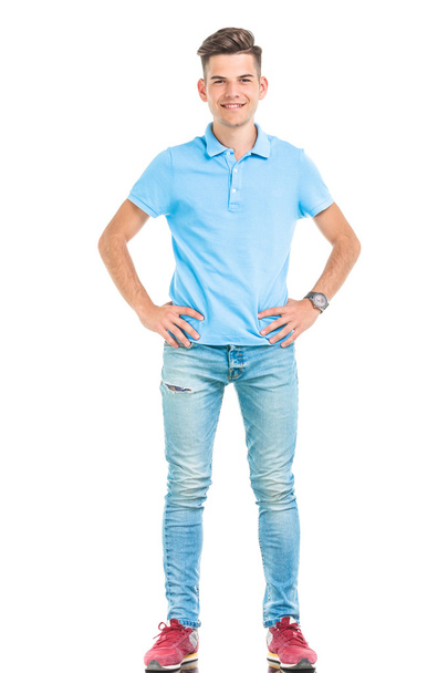 Casual young man standing  - Photo, Image