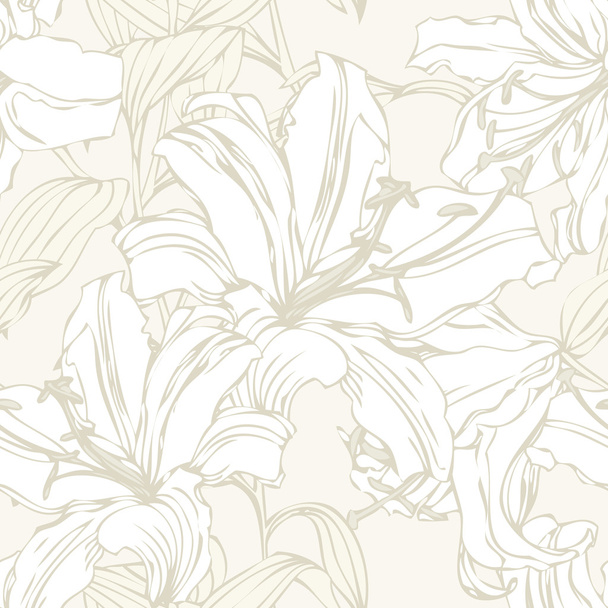 summer flowers pattern - Vector, Image