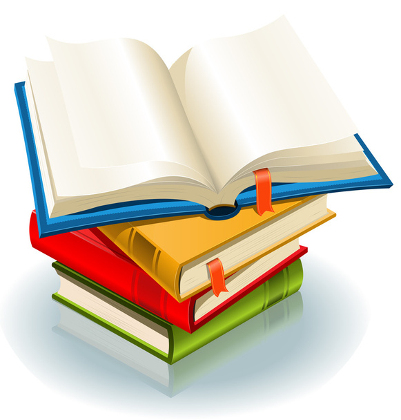 Stack Of Books - Vector, Image