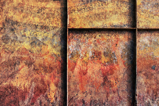 Vieille surface métallique mal corrodée Grunge Texture
 - Photo, image