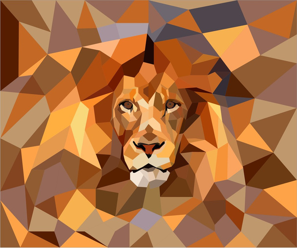 lion head - Vector, Image