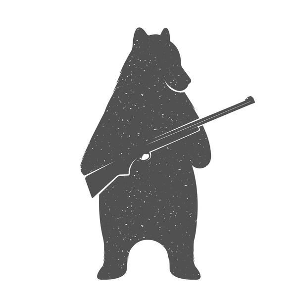 Wektor zabawa ilustracja niedźwiedź - Wektor, obraz