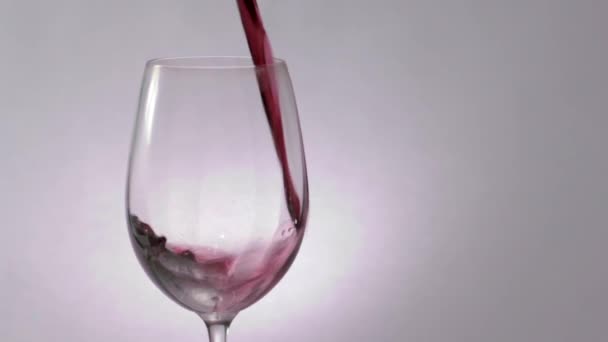 vinho derramado em vidro
 - Filmagem, Vídeo