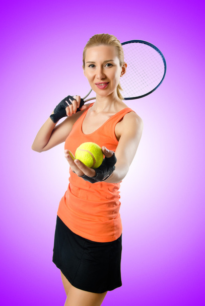 mulher jogador de tênis
 - Foto, Imagem