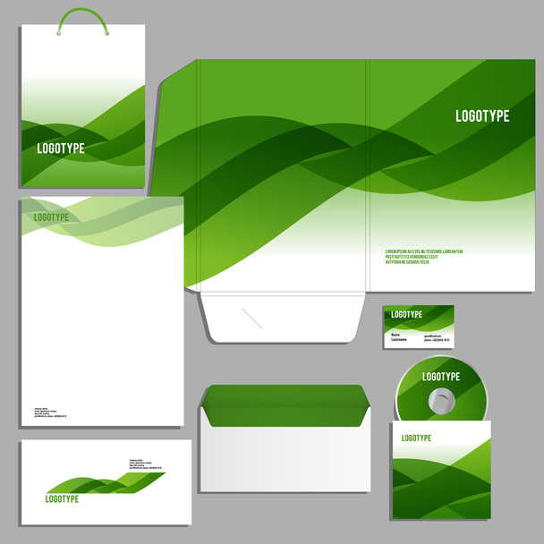 corporate identity template  - Vector, Image