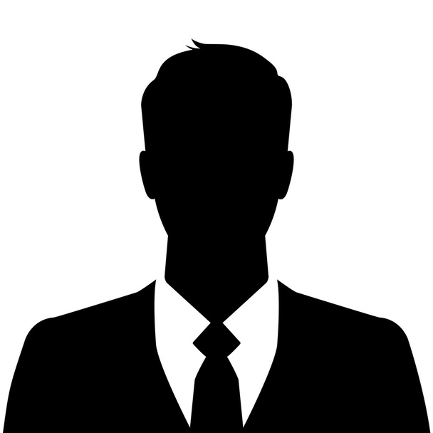 Geschäftsmann-Symbol - kann als Avatar oder Profilbild verwendet werden - Vektor, Bild