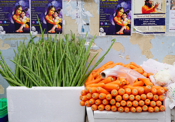 Raw green vegetables in a market - Fotografie, Obrázek