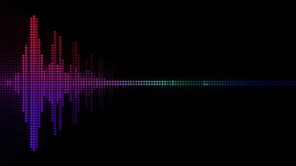 Equalizer Sound Spectrum Waveform (+ Audio) - Footage, Video