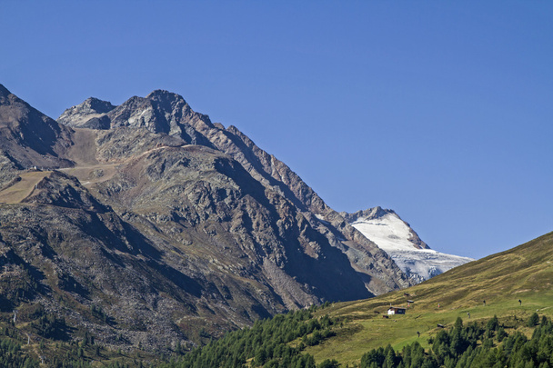 Gaislachkogel and Rettenbach glacier - Foto, imagen