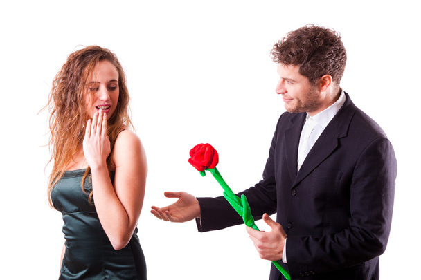 Young Couple in Love, Valentine's Day theme - Foto, immagini