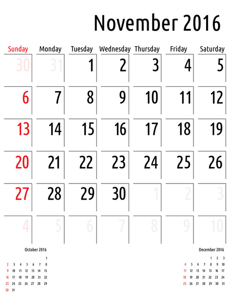 Dor trainer dynastie Rechtenvrije stockvectors van Weekly calendar