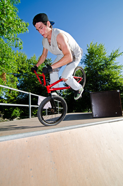 BMX fiets stunt - Foto, afbeelding