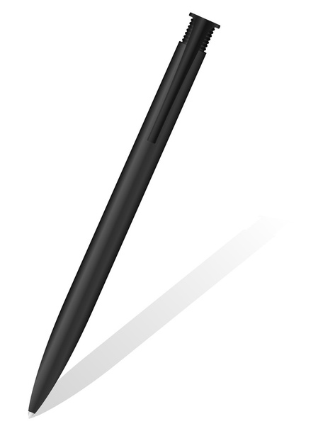 ballpoint pen and shodow 3 - Vektör, Görsel