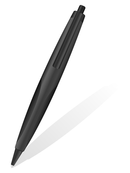 ballpoint pen and shodow 9 - Διάνυσμα, εικόνα