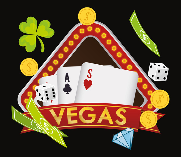 Las Vegas ontwerp - Vector, afbeelding