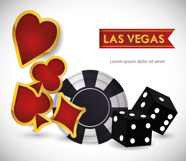 Las Vegas design - Vector, Image