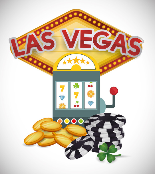 Las Vegas-i design - Vektor, kép