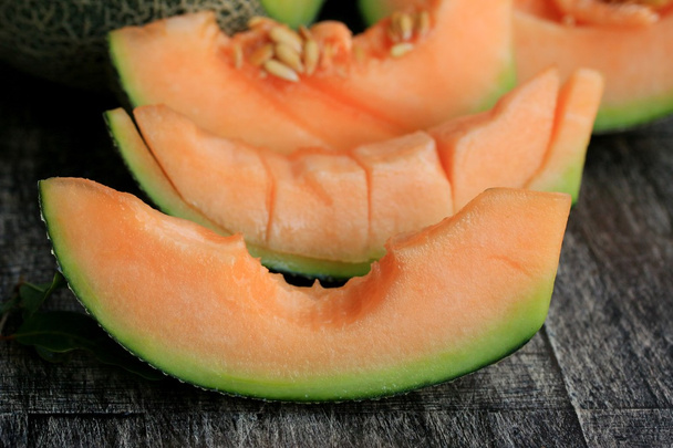 melón de naranja fresca
 - Foto, imagen