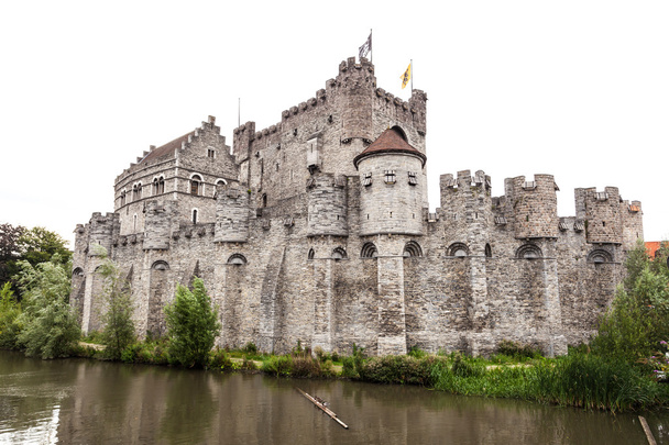 The Gravensteen castle in Ghent, Belgium - Zdjęcie, obraz