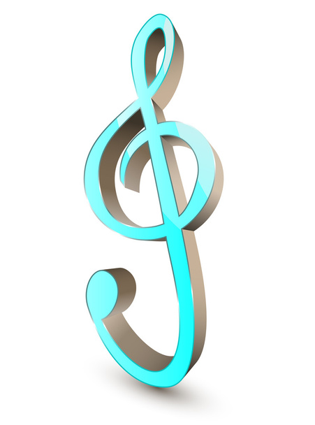 3D houslový symbol - Vektor, obrázek