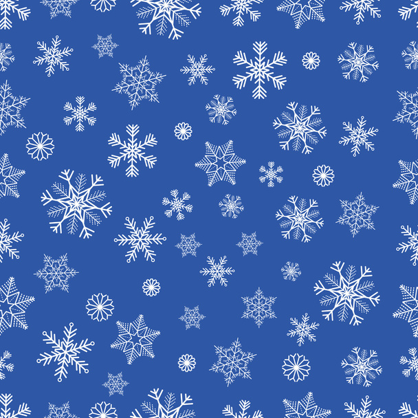 winter naadloze achtergrond - Vector, afbeelding