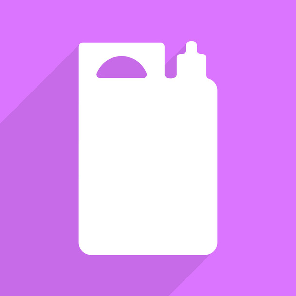 Web icons modern design for mobile shadow, fuel canister - Vector, Image