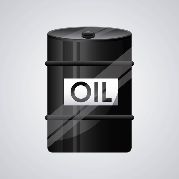 Diseño del barril de petróleo
 - Vector, imagen