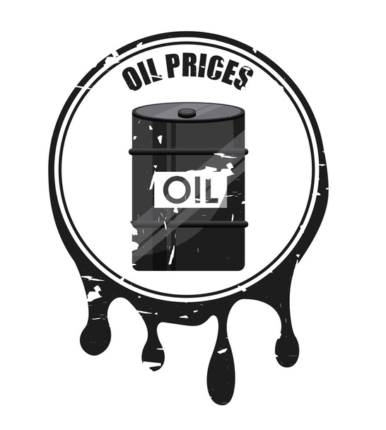 Ceny ropy projekt - Wektor, obraz
