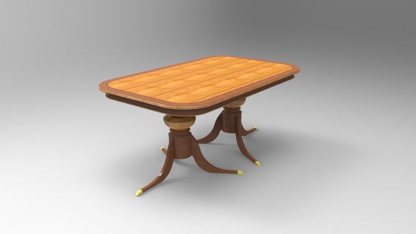 drewniany stół - Zdjęcie, obraz