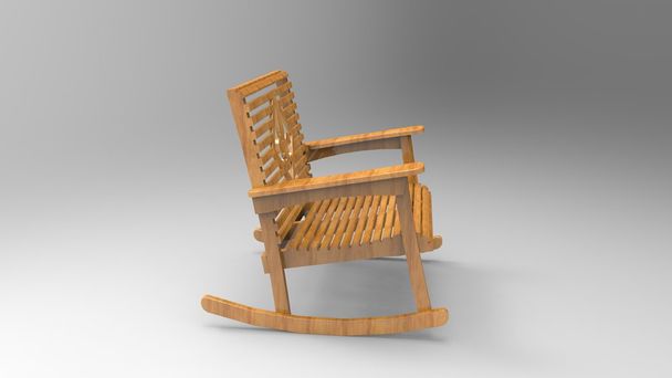 Cadeiras de madeira clássicas
 - Foto, Imagem