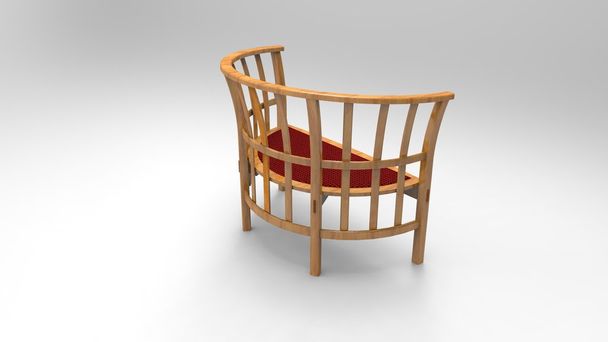 klassieke houten stoelen - Foto, afbeelding