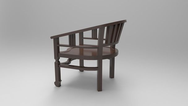 klassieke houten stoelen - Foto, afbeelding