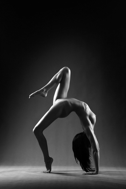 gymnastické nahá - Fotografie, Obrázek