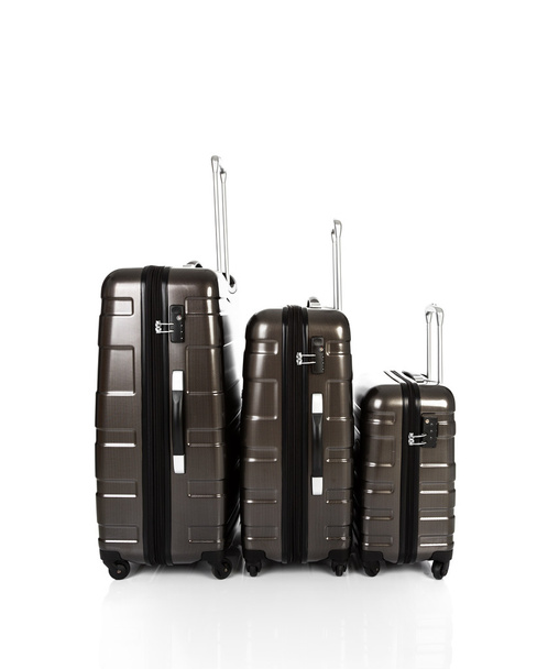 Black suitcases for travelling - Фото, изображение