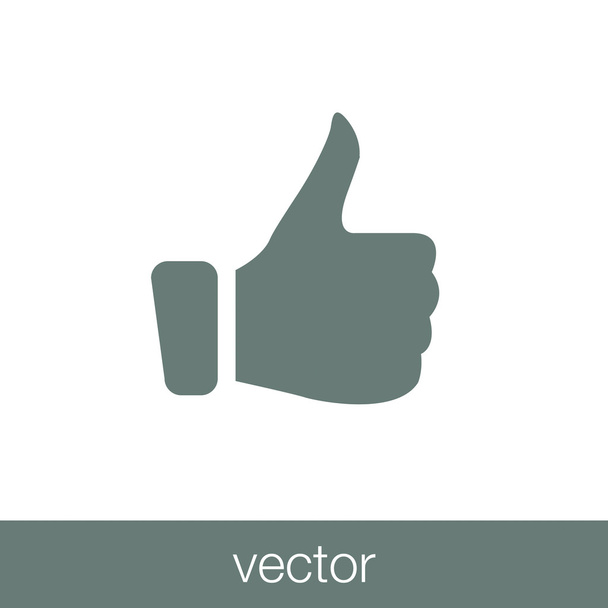 Illustrazione del feedback positivo con l'icona pollice in su
. - Vettoriali, immagini