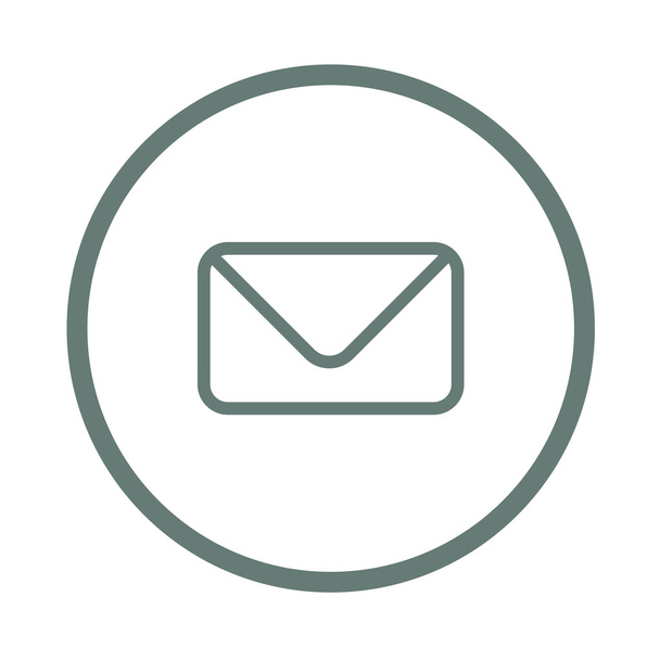 E-mail Icono de diseño plano
 - Foto, Imagen