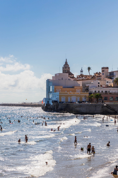 Sitges,  the province of Barcelona. August 2015 - Foto, immagini