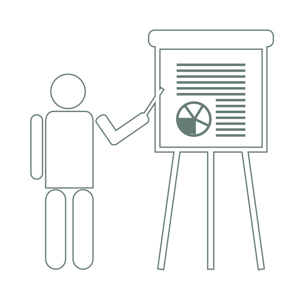 Presentation concept icon. Business presentation concept icon. - Photo, Image