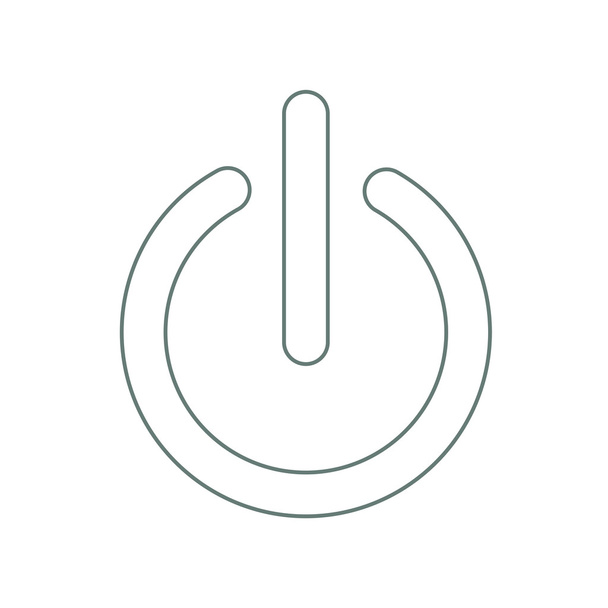 Desligue o ícone. Ícone de conceito de ilustração de estoque - desligado ico
 - Foto, Imagem