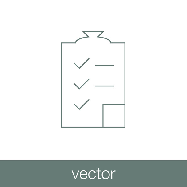 Lista de verificação Área de transferência - ilustração de estoque
 - Vetor, Imagem