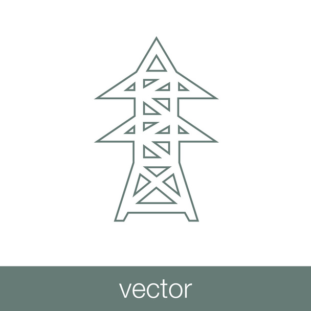 Energia segédprogram ikon - Stock illusztráció - Vektor, kép