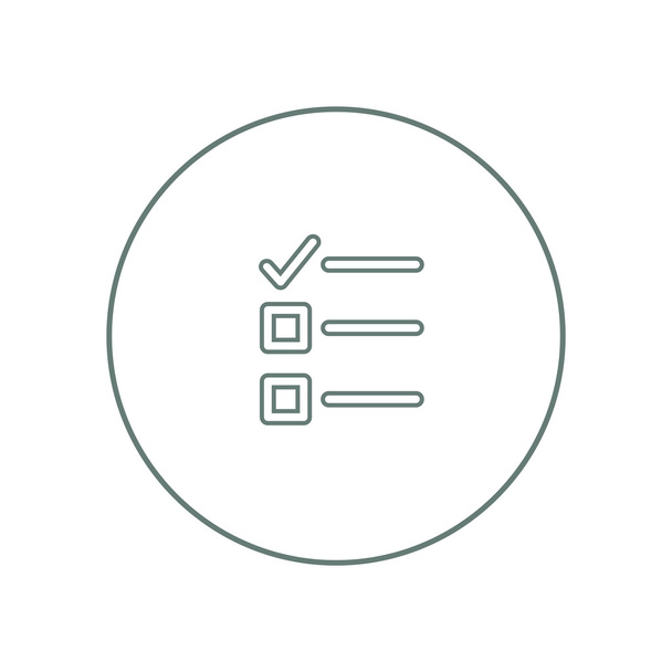 Ilustración de stock - Icono de lista de tareas - icono de lista de verificación
 - Foto, Imagen