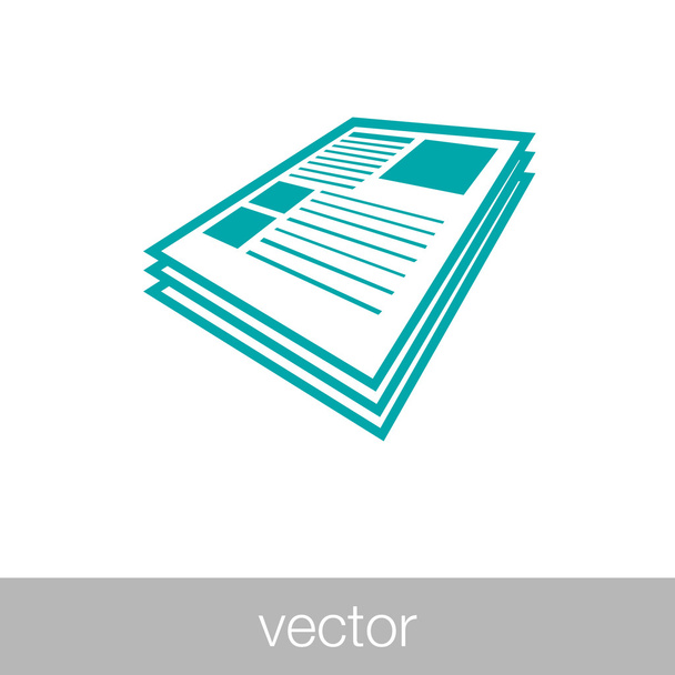 Wetenschappelijke artikelen - Stock Illustratie - Vector, afbeelding