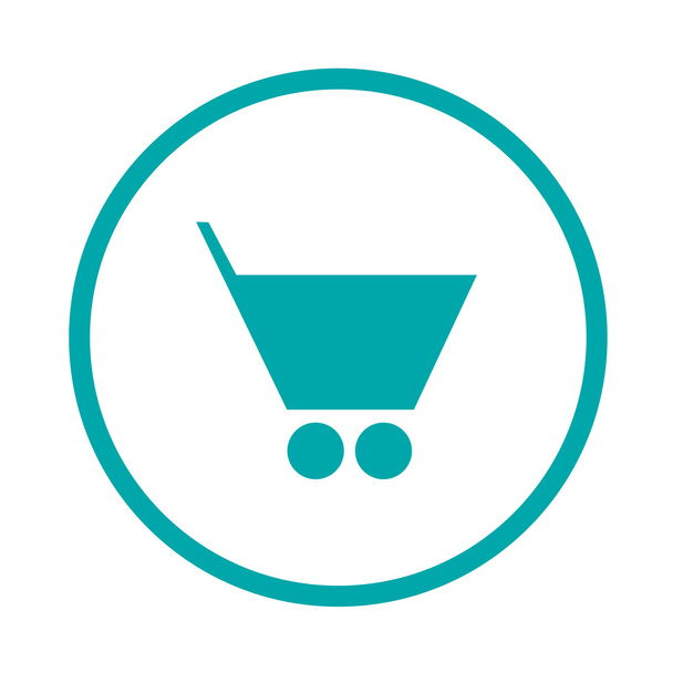 shopping cart icon - Photo, Image