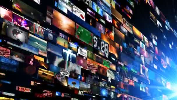 Video Wall Media Streaming (HD) - Footage, Video