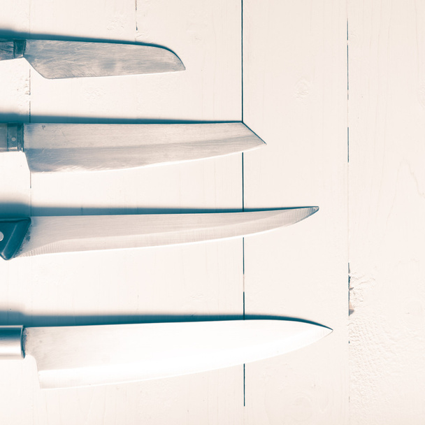 kitchen knife vintage style - Foto, Imagen