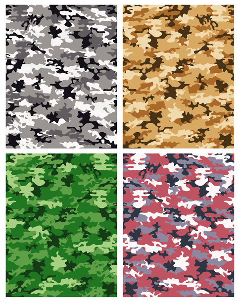 Camouflage pattern - Vector, Image